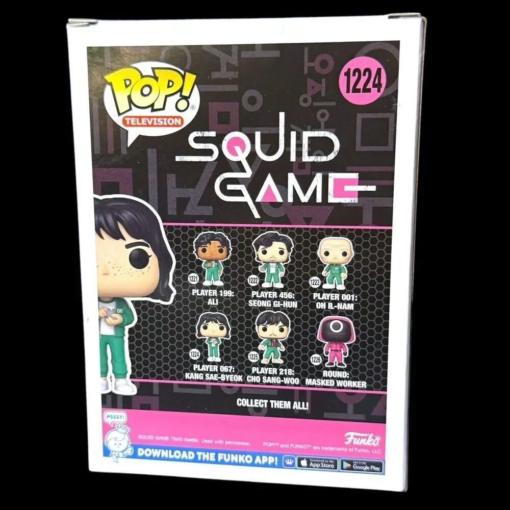 NEW Funko Pop! Vinyl: Sae-Byeok 067 #1224 Vinyl Squid Game TV Collectible